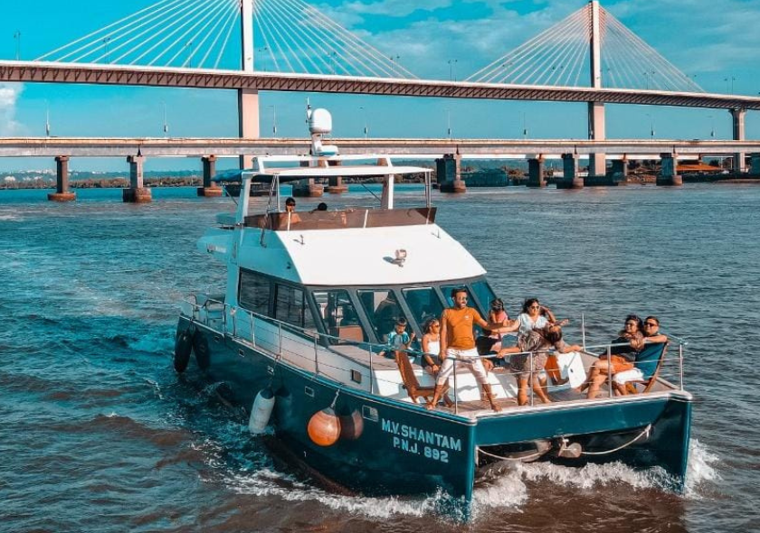 Yacht in Goa